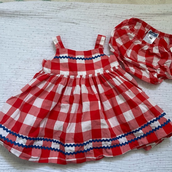 Jacadi Other - Jacadi Red Gingham Dress 12M